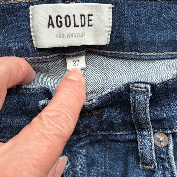 Agolde Sophie High Rise Skinny Jean Size 27 - Picture 5 of 10